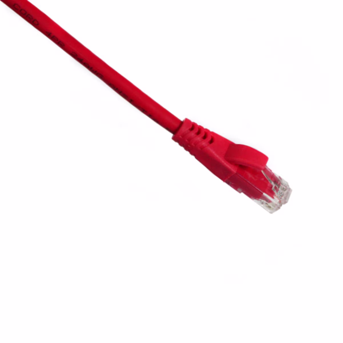 PC6-3001 PATCH CORD CAT6 1FT COLOR ROJO C/BOTA TERMOMOLDEADA, CATCOM