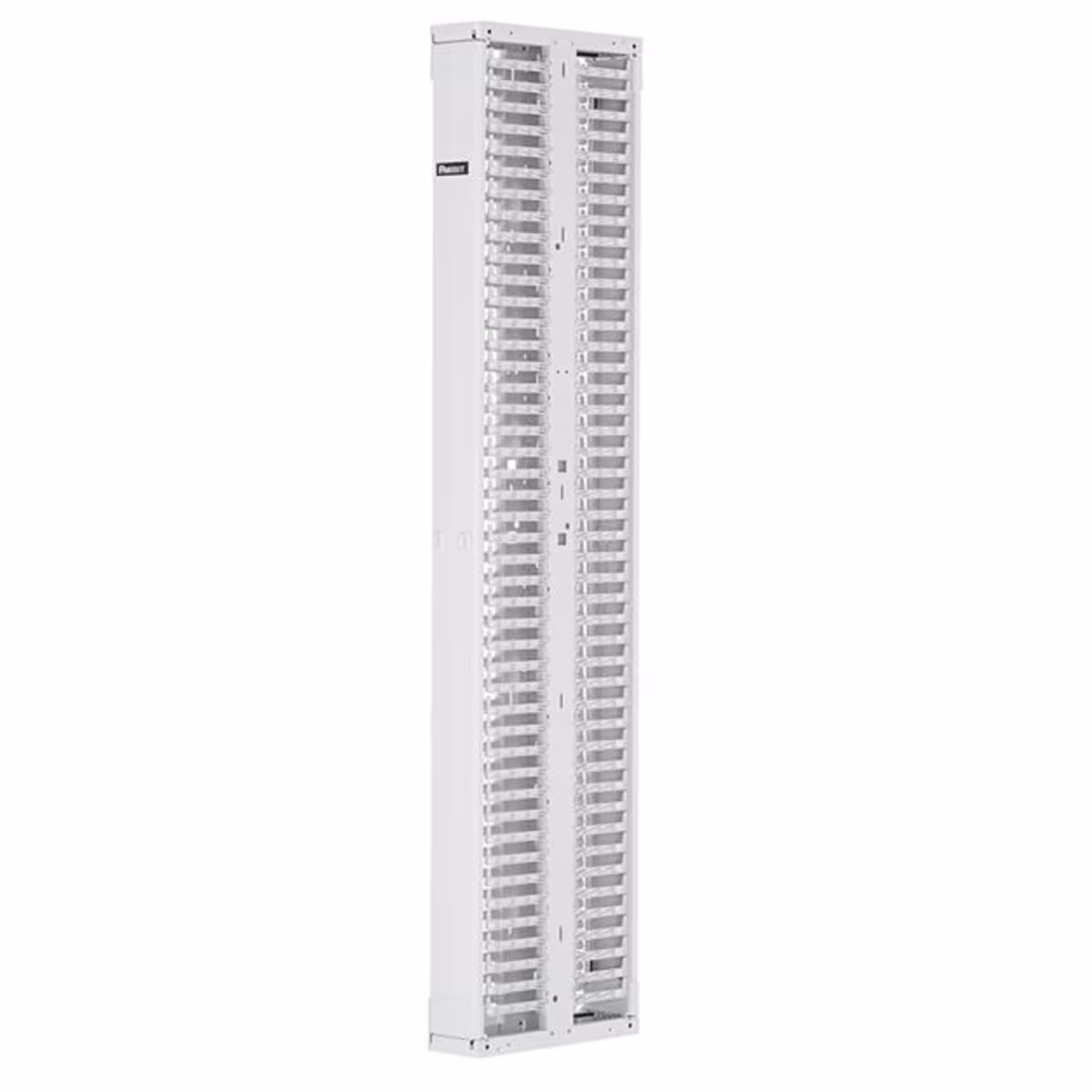 PR2VD08WH PATCHRUNNER2 VERTICAL MANAGER AND DOORS, 8 IN WIDE, 7FT TALL, FRONT AND REAR, WHITE