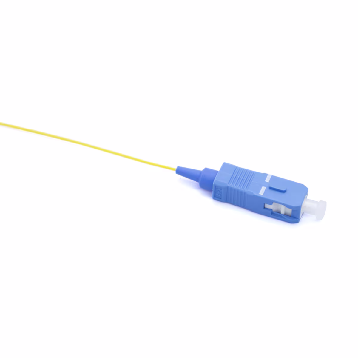 SU9CR2.5MG657-YL  PIGTAIL DE FIBRA OPTICA SC/UPC G657A2 MONOMODO FORRO AMARILLO 0.9mm  2.5 METROS, CATCOM