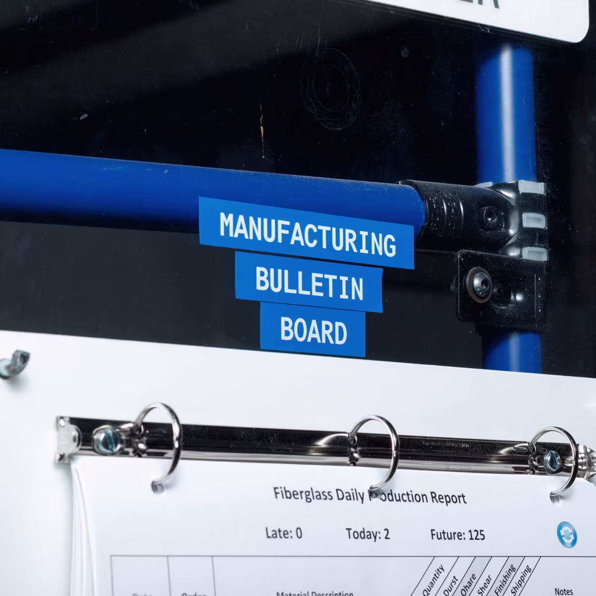 M61C-1000-595-BL ETIQUETA CONTINUA VINIL 1inW x 50ftL IN/OUTDOOR AZUL BRADY