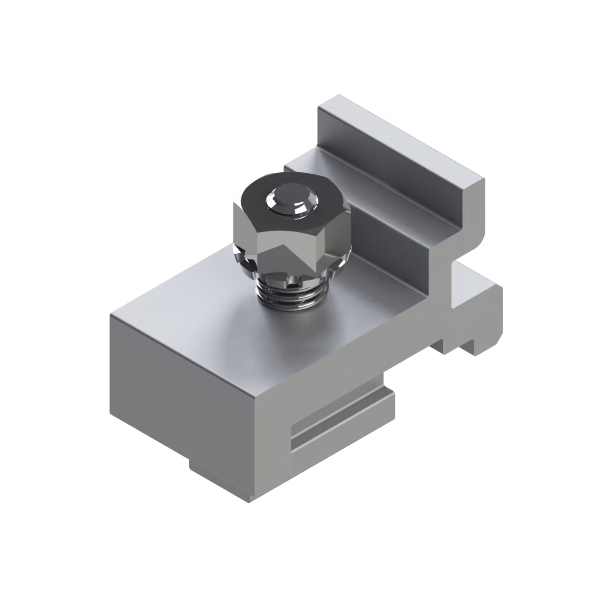 A1BC102 ABRAZADERA PARA SUJECI�N VERTICAL ENTRE RIELES DE SOPORTE