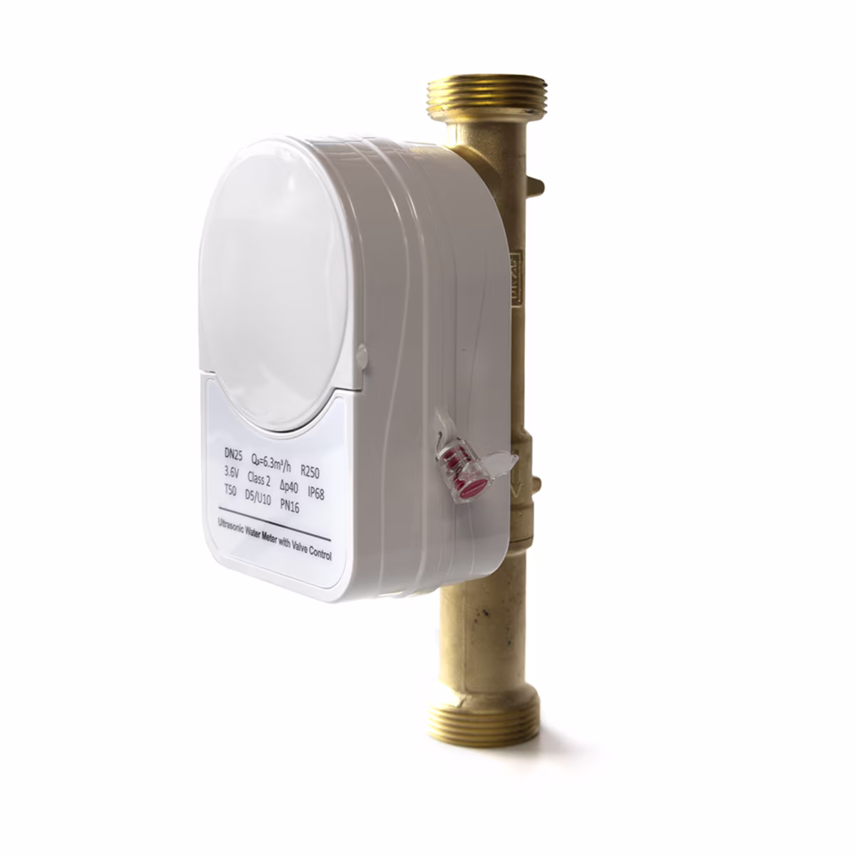 Contador Electrónico Flujo Agua 1" CATCOM ZYLXUS-V-3DN25
