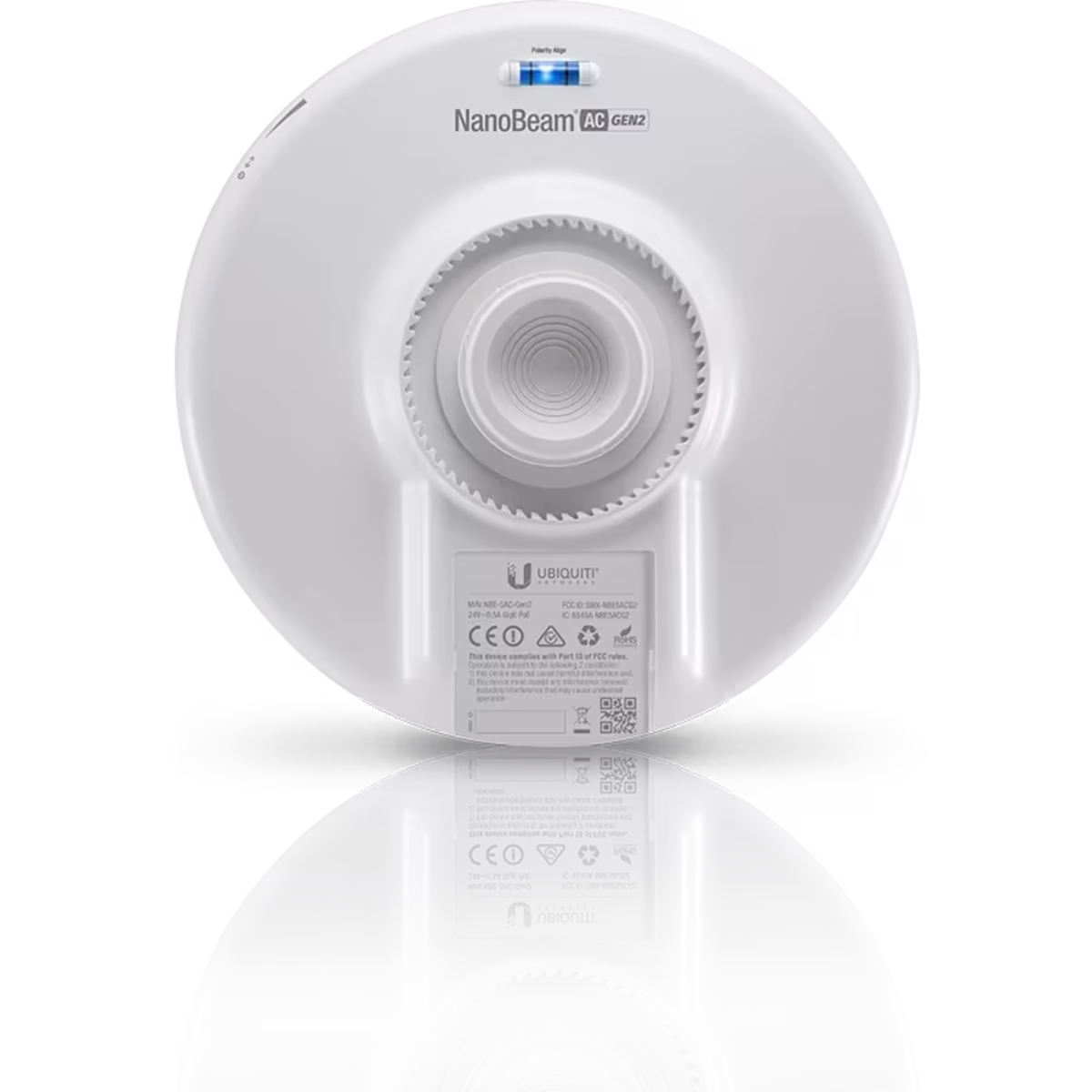 NBE-5AC-GEN2  ACCESS POINT CPE 19dBi 10/100/1000Mbps 802.11AC C/ANTENA DIREC, UBIQUITI