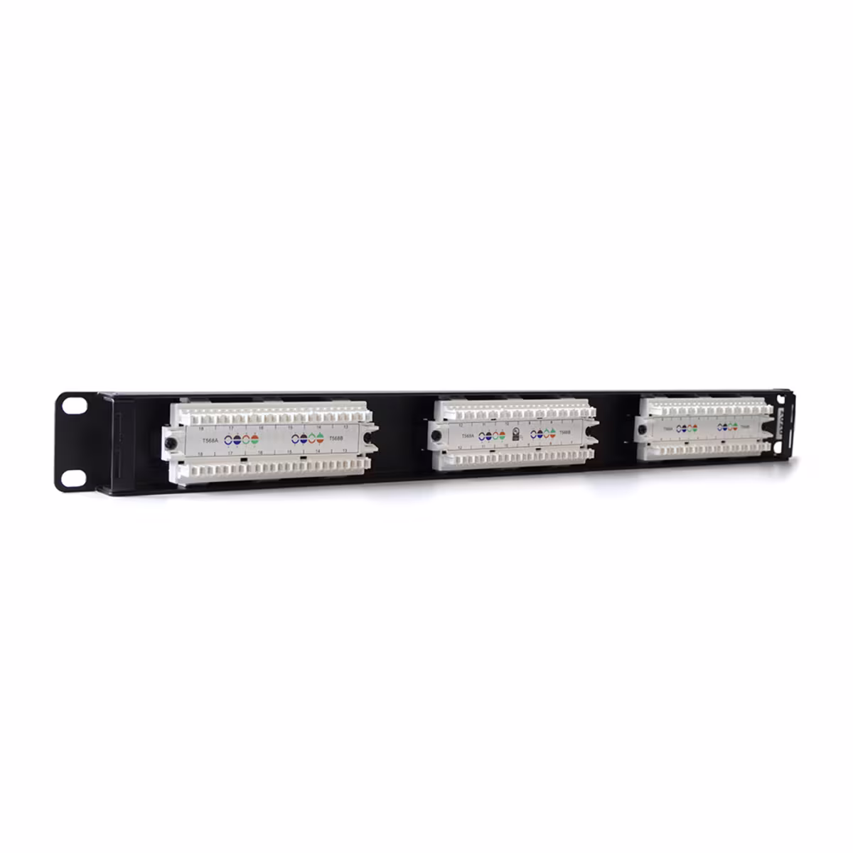 CATCOM Patch Panel Cat6 18P 110 Block, ANSI/TIA-568.2-D, 250MHz