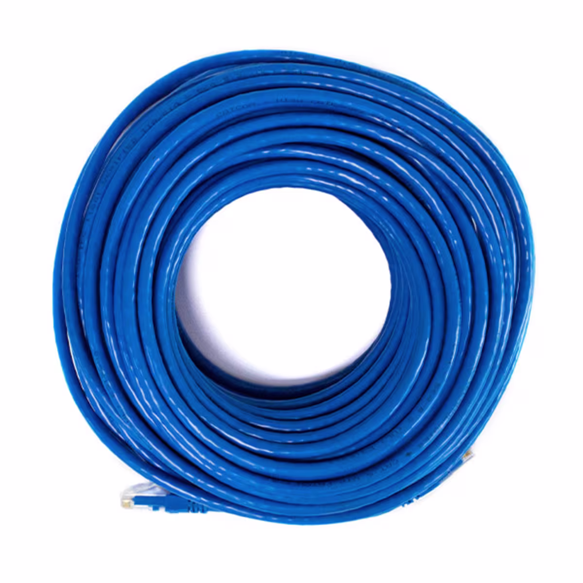 PC6-2100 PATCH CORD CAT6 100FT COLOR AZUL C/BOTA TERMORMOLDEADA, CATCOM