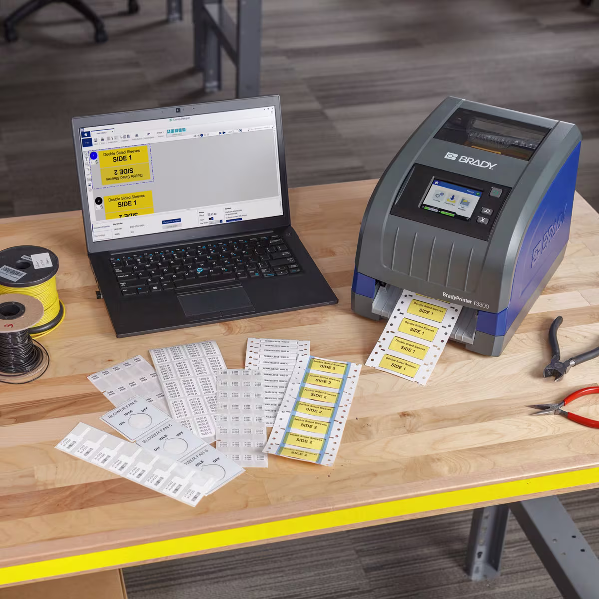 BradyPrinter i3300 Impresora Industrial Térmica WiFi Etiquetas