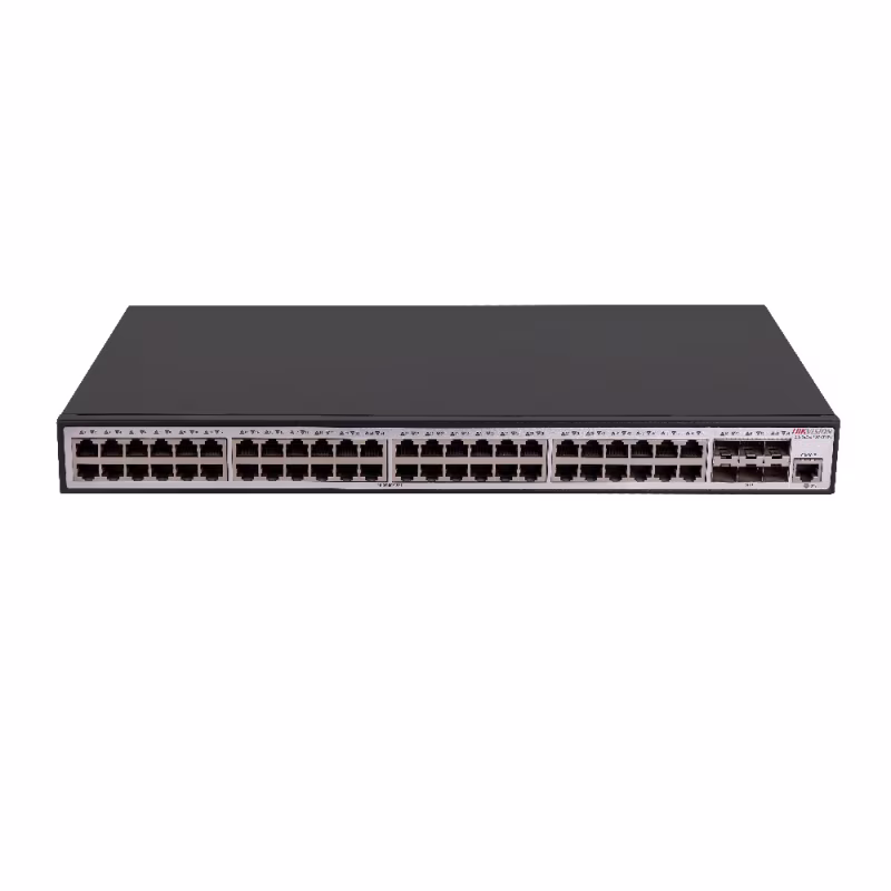 DS-3E2754-HI-48T6X SWITCH ADMIN. 48 PTS 10/100/1000 + 6 SFP 10GB L2+ Y L3 LITE HIKVISION