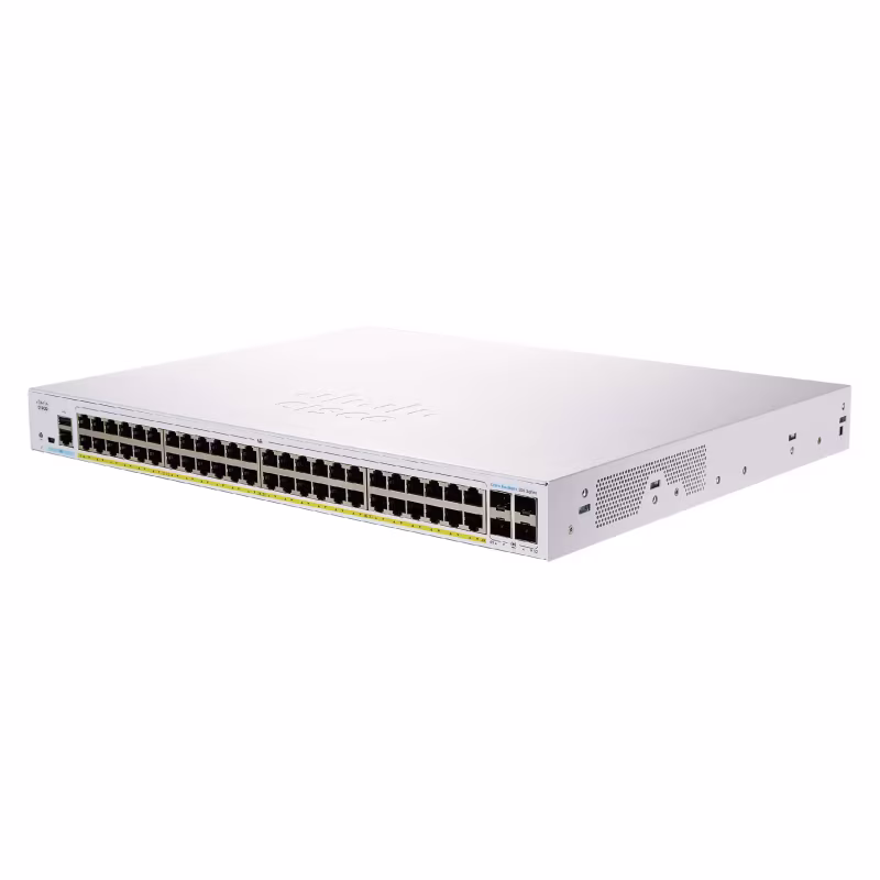 CBS350-48T-4G-NA SWITCH 48 PUERTO 10/100/1000Mbps ADMINISTRABLE 4X1G SFP, CISCO