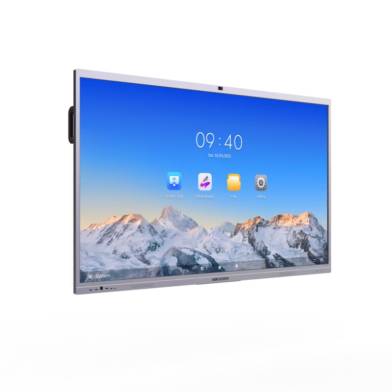 DS-D5C86RB-B Pantalla Interactiva Touch de 86" C�mara Web 8 MP 4K Bocinas Integradas Entradas HDMI y VGA