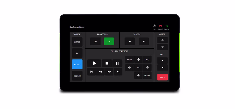 VTP-700VL-BLVELOCITY PANEL TÁCTIL DE 7", ACABADO NEGRO, INCLUIDO KIT DE MONTAJE