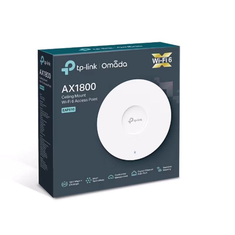 EAP610-OUTDOOR Punto de Accesso Access point WiFi6 AX1800 para exteriores hasta 1800Mbps