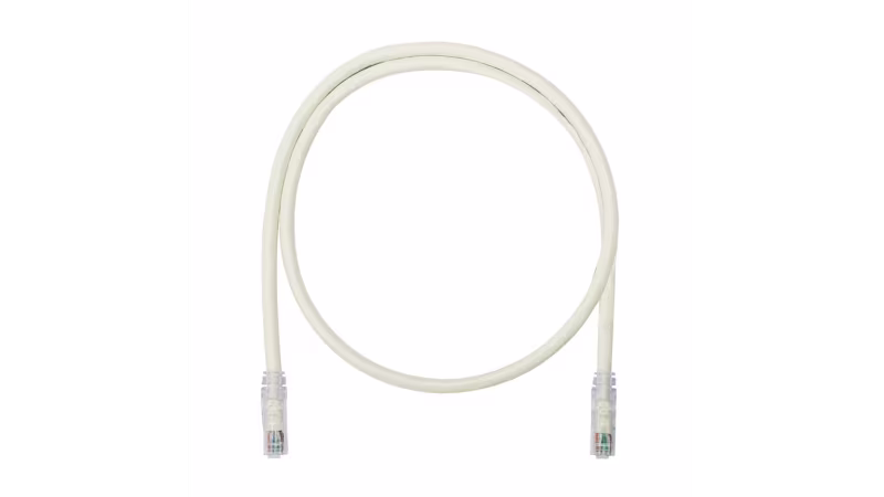 UTP6A7 PATCH CORD UTP CAT6A 24AWG 7FT COLOR BLANCO HUESO