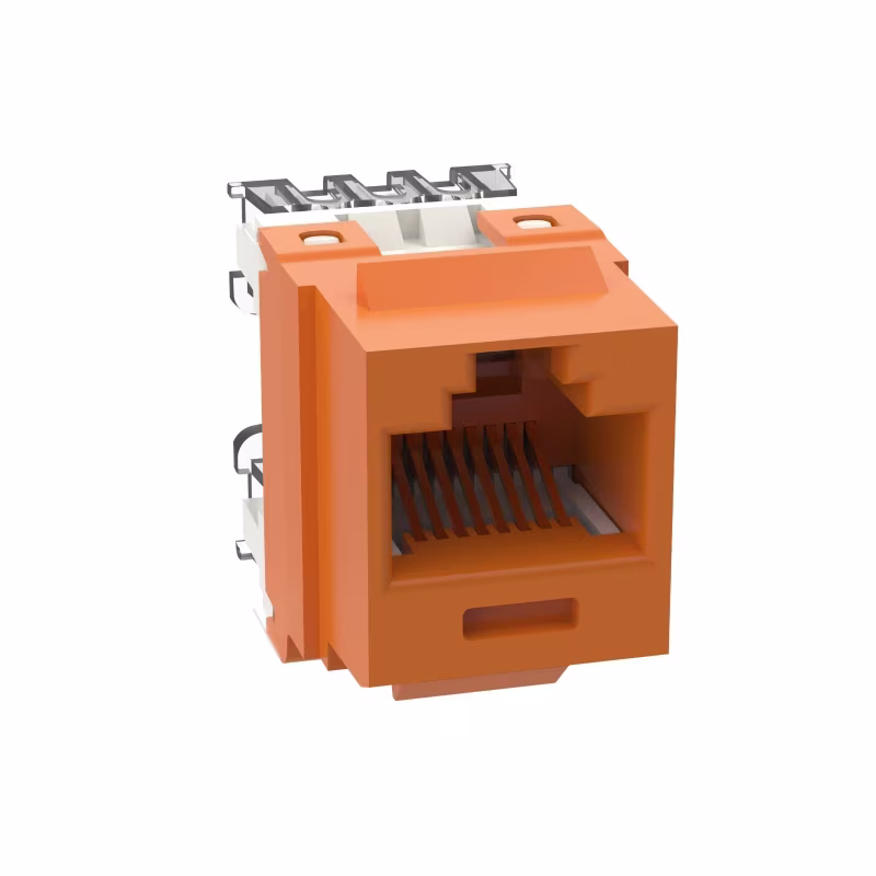 NK688MOR MODULO KEYSTONE JACK CAT. 6 NARANJA, NETKEY