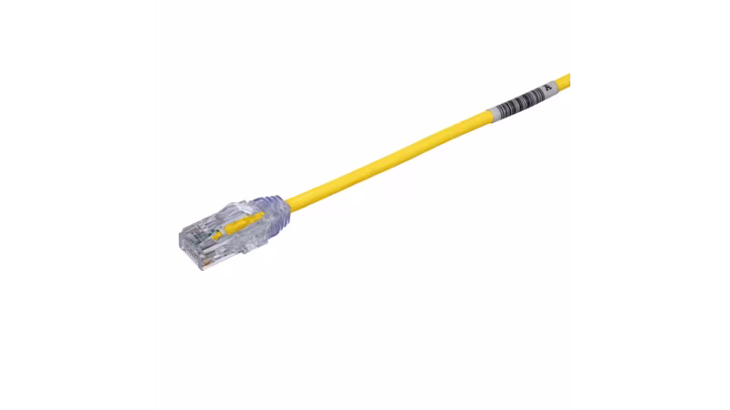 UTP28SP1YL PATCH CORD CAT.6 28AWG UTP AMARILLO 1 PIE