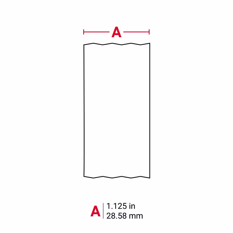 B30C-1125-569-WT ETIQUETA CONTINUA POLIESTER 1.125inW x 100ftL BLANCA BRADY