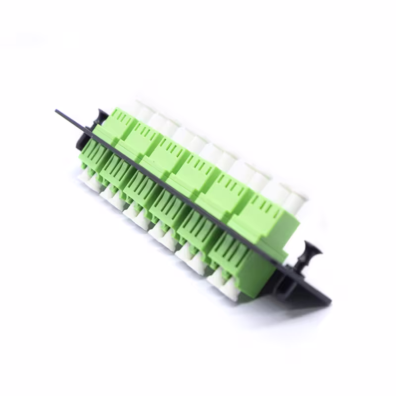 ODF-LC12-APC PLATINA CON 6 ADAPTADORES LC/APC DUPLEX MONOMODO, CATCOM