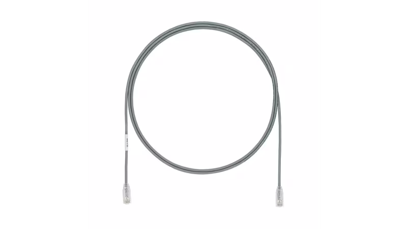 UTP28X1GY PATCH CORDS UTP CAT6A 28AWG 1FT COLOR GRIS 