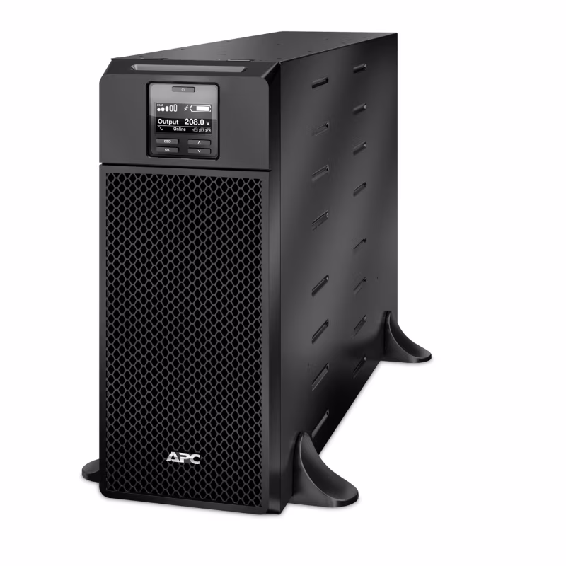 SRT6KXLT SMART-UPS SRT 6000VA/208V, (2) NEMA L6-20R (3) NEMA L6-30R, C/LCD APC
