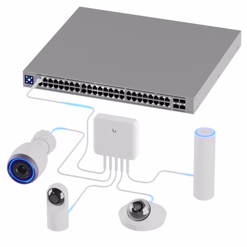 USW-Flex SWITCH USW-FLEX  5 PUERTOS 10/100/1000Mbps ADMINISTRABLE +POE, UBIQUITI