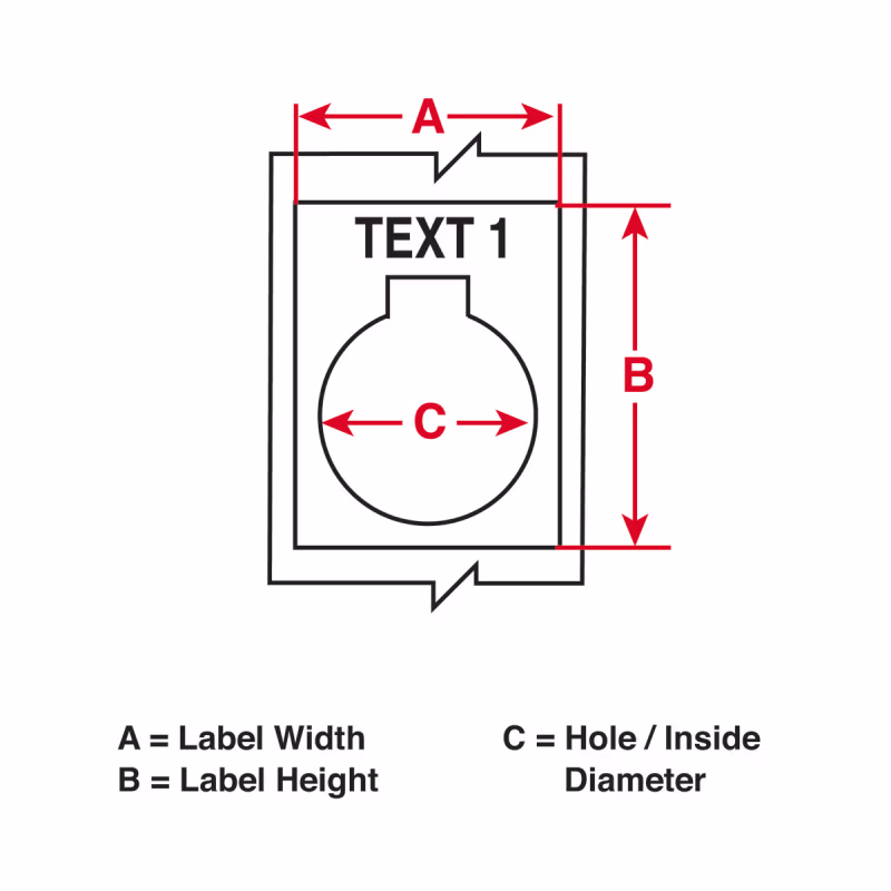 M6-168-593-GN ETIQUETAS DE PANEL, REALZADO, PARA BOTONERAS PARA IMPRESORAS M6 M7, 1.9" X 1.2", VERDE