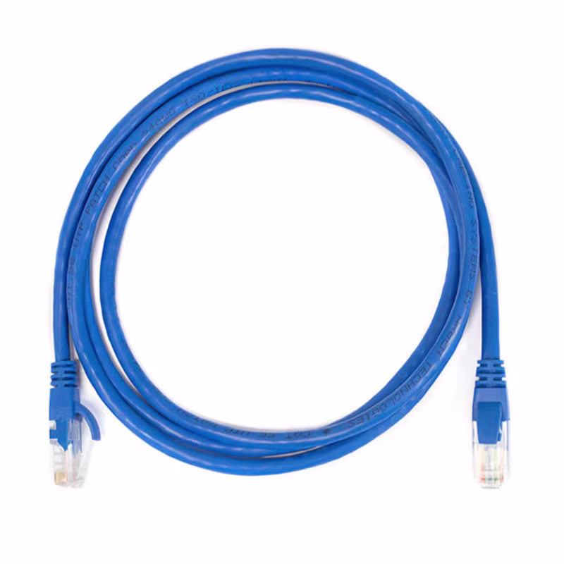 PC5-2005 PATCH CORD CAT5E 5FT COLOR AZUL C/BOTA TERMOMOLDEADA, CATCOM
