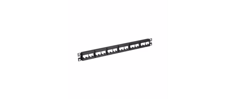 CPP24WBLY PANEL 24 PTS DESCARGADO,MODULAR,NEGRO P/INSERTOS