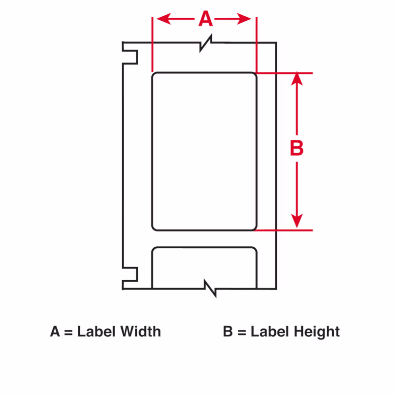 M5-125-490 ETIQUETAS MATE CRIOGÉNICAS DE POLIÉSTER FREEZERBONDZ CON CINTA  PARA USO DE LABORATORIOS PARA LA IMPRESORAS M5 -1" x 1.75"  