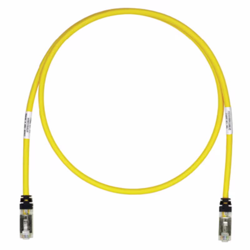 STP6X3YL PATCH CORD CAT6A  3FT  AMARILLO