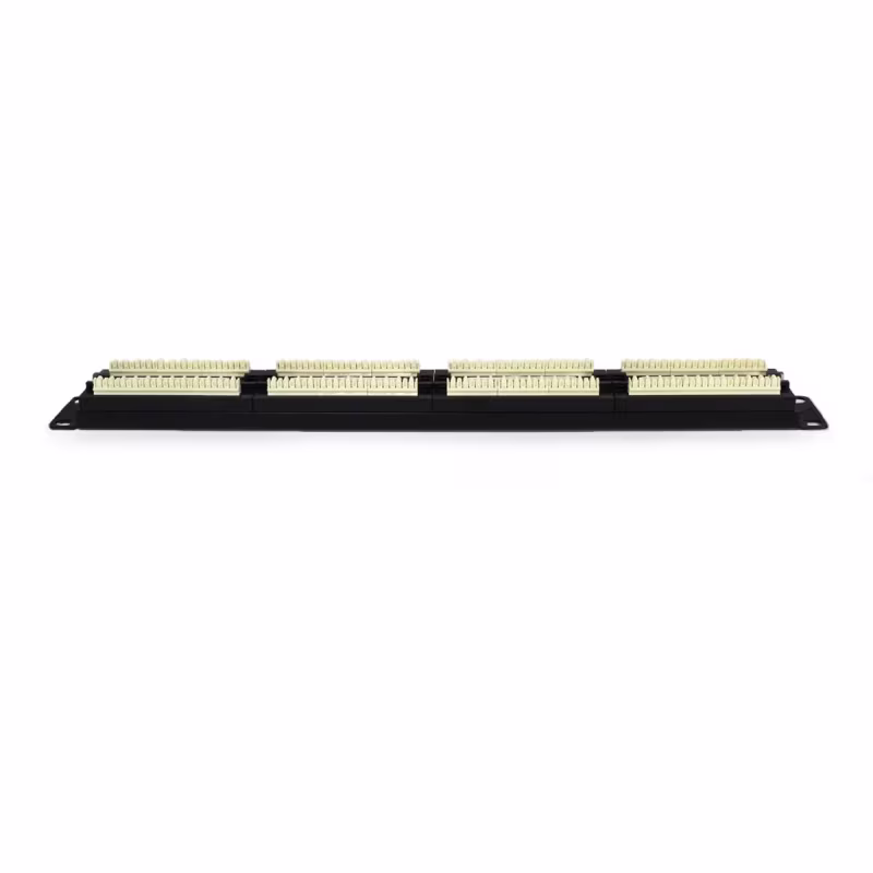 PP5024 PATCH PANEL CAT5E 24 PUERTOS, BLOCK 110 C/BARRA DE ALIVIO, CATCOM