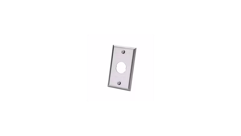 IAEFP1 PLACA DE ACERO INOX TIPO INDUSTRIAL P/JACK IAEBH6 1PT