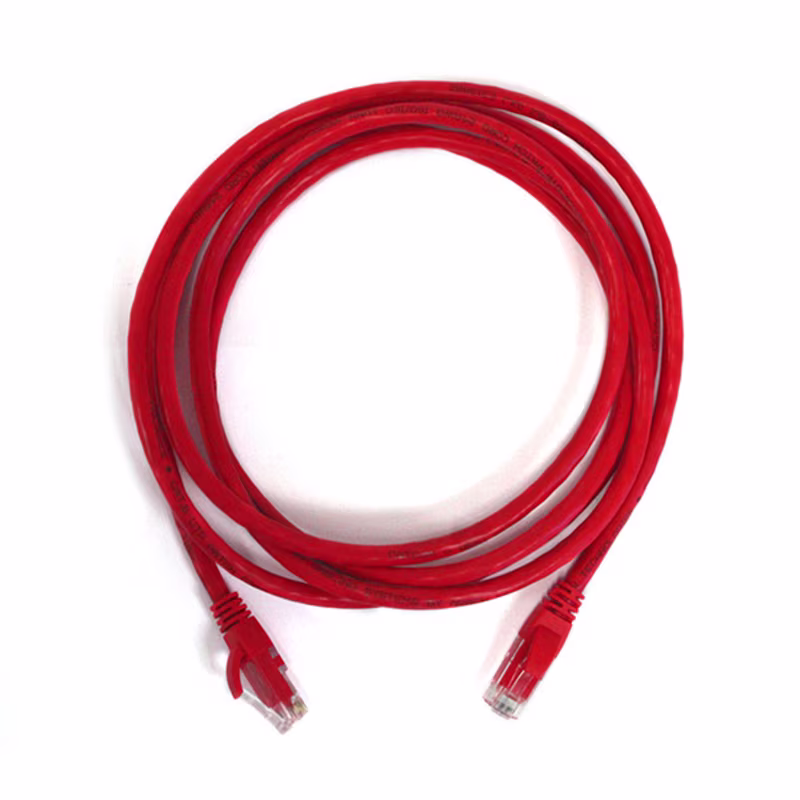 PC6-3007 PATCH CORD CAT6 7FT COLOR ROJO C/BOTA TERMOMOLDEADA, CATCOM