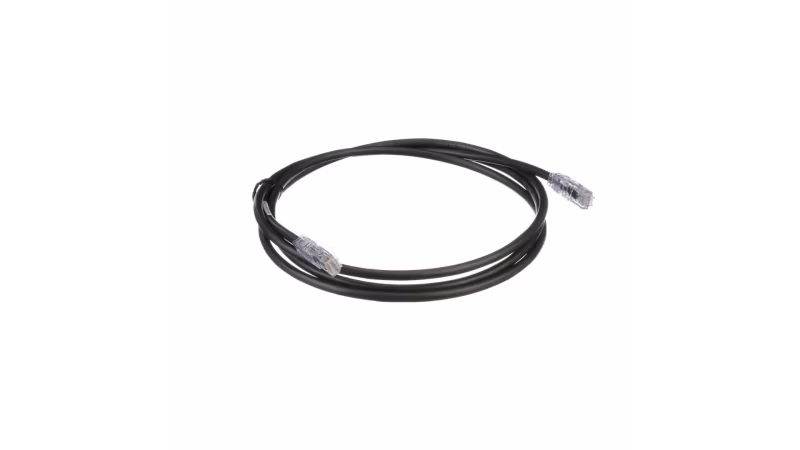 UTP6AX5BL PATCH CORD UTP CAT6A 24AWG 5FT COLOR NEGRO 