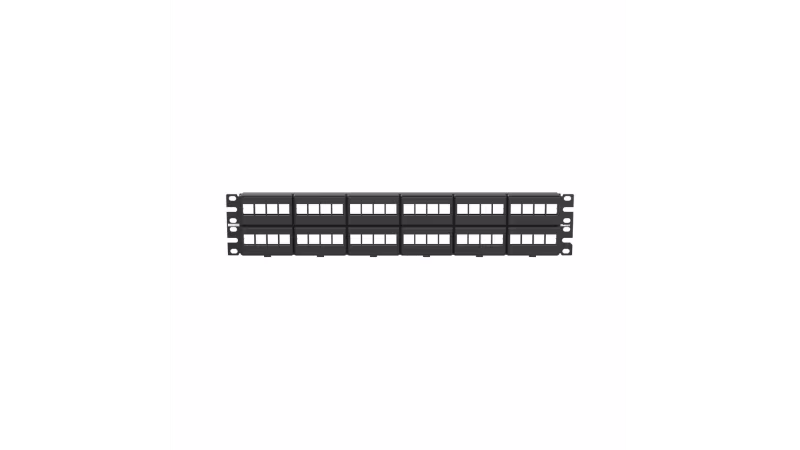NKFP48Y PATCH PANELMODULAR,PLANO, 48 PORT 2 RU NETKEY