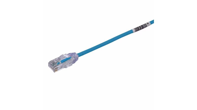 UTP28SP8INBU PATCH CORD DIAMETRO RED. 0.6FT AZUL CAT. 6
