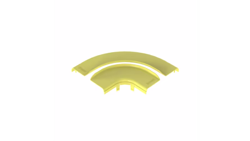 FRRASC6LYL TAPA PARA CURVA PLANA 90 GRADOS, HENDI 6" X 4" YL 