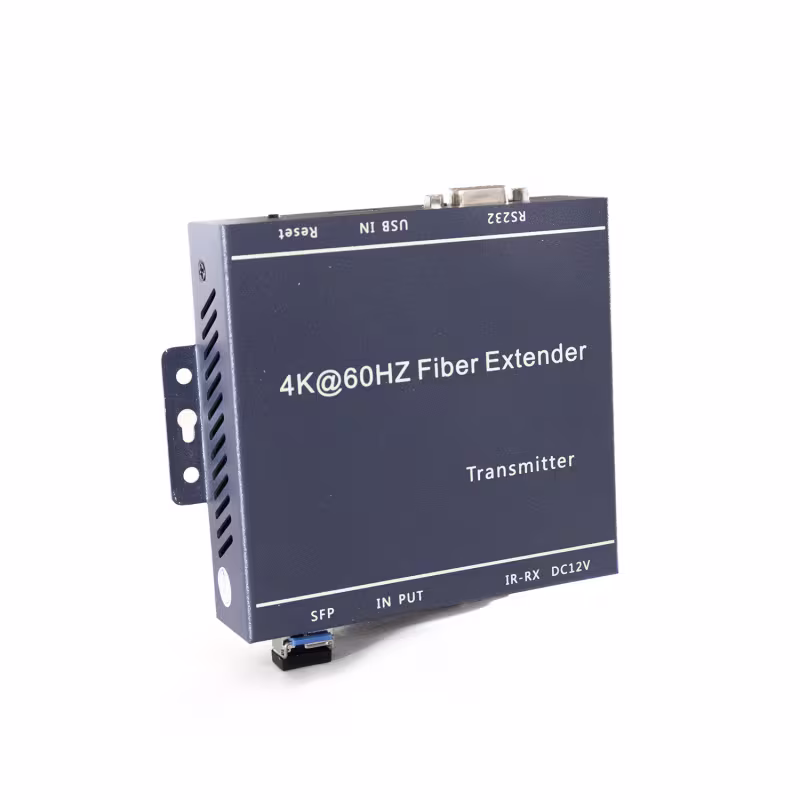 CATF-HDMI-LC-EXT EXTENSOR HDMI A FIBRA OPTICA LC SM 20KM KVM 2 USB + 1 AUDIO 3.5MM  PAR