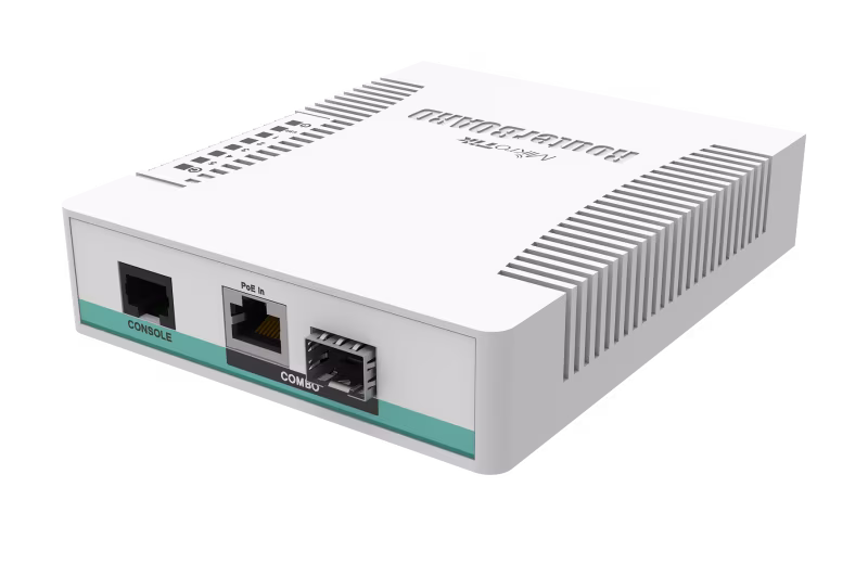 CRS106-1C-5S ROUTER CLOUD 1PTO. GIGABIT ETHERNET + 5x SFP, MIKROTIK
