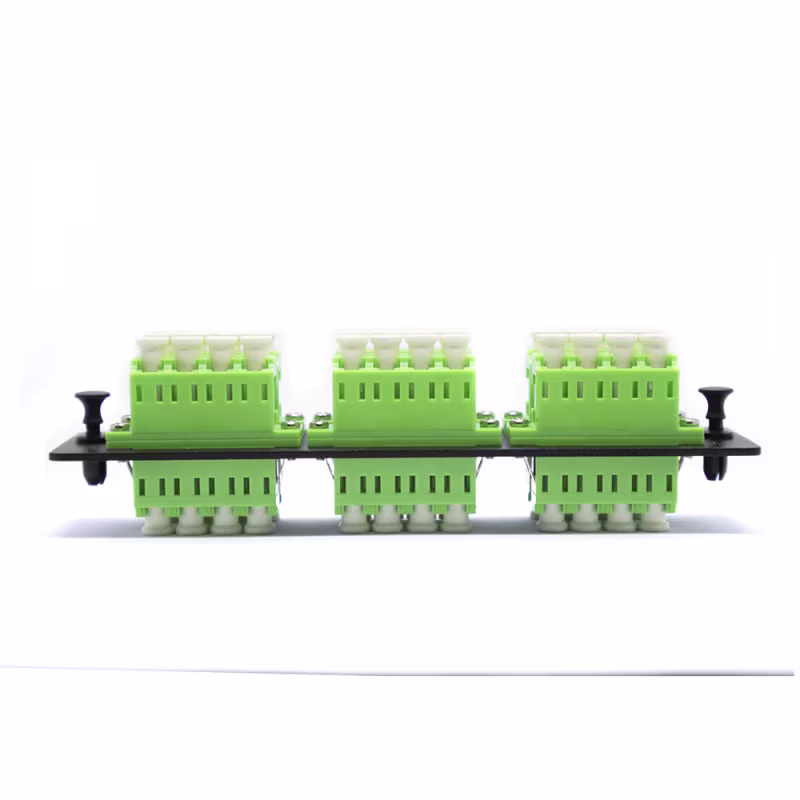 ODF-LCD12SM PLATINA CON 12 ADAPTADORES LC/APC DUPLEX, CATCOM