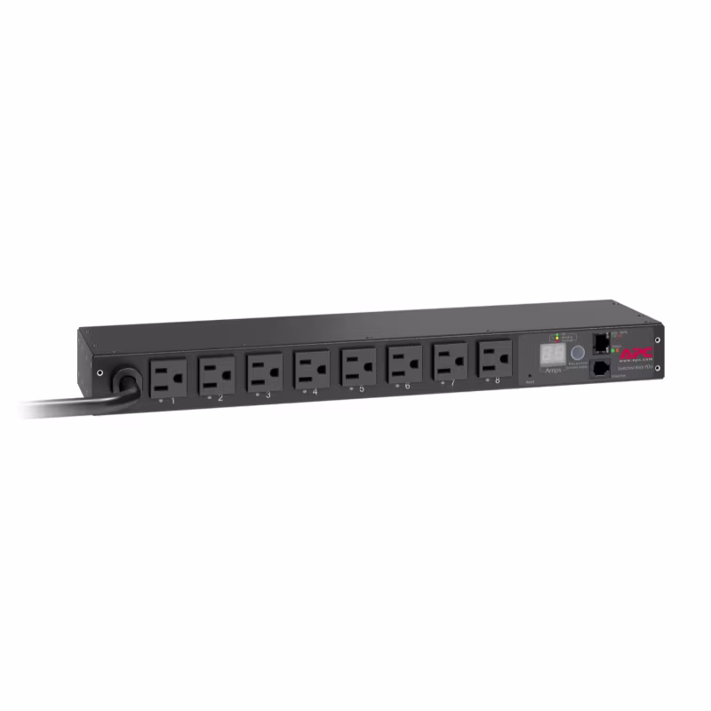 AP7900B PDU RACKEABLE 15A, 100/120V, (8)NEMA 5-15P 1U (SWITCHADO) APC