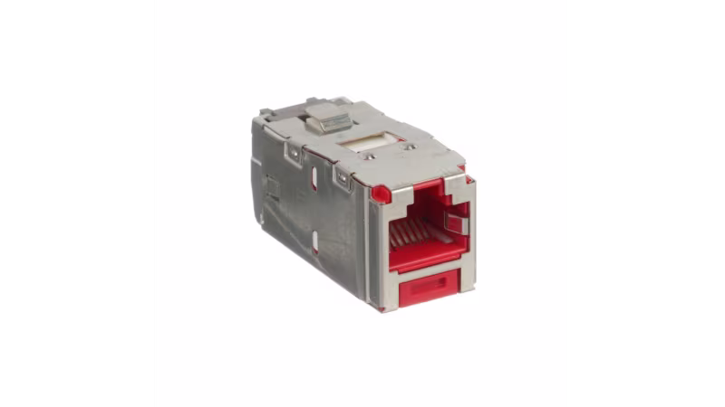 CJS688TGRDY INSERTO KEYSTONE JACK CAT6 BLINDADO, COLOR ROJO