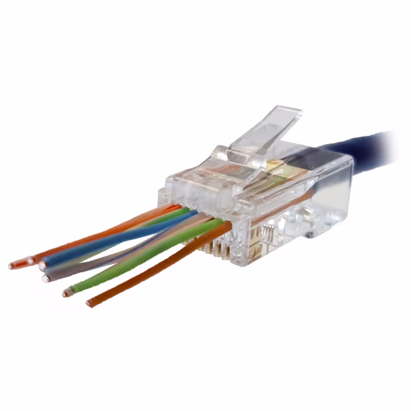 NMP-8255-100J CONECTOR MODULAR RJ45 CAT5E 8P8C FAST-PLUG