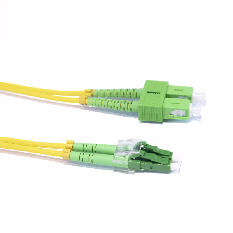 LA/SA9CR15M PATCH CORD DE FIBRA OPTICA LC/APC-SC/APC DUPLEX MONOMODO 15MTS, CATCOM