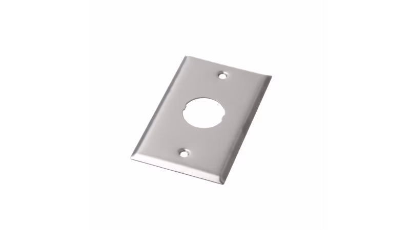 IAEFP1 PLACA DE ACERO INOX TIPO INDUSTRIAL P/JACK IAEBH6 1PT