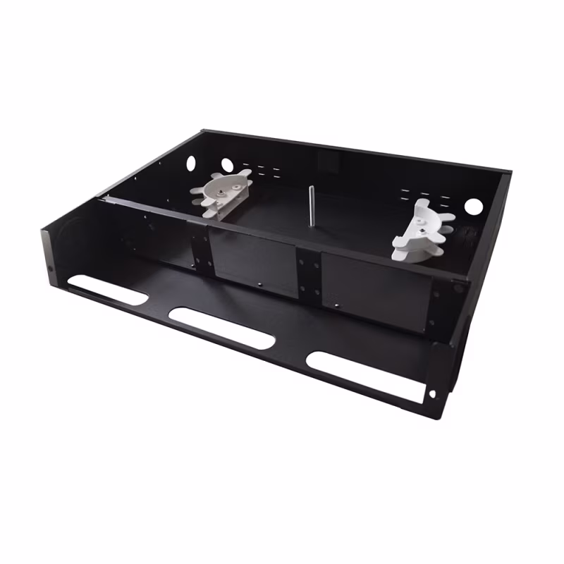 ODF2R-6M ODF PARA MONTAJE EN RACK SIN BANDEJA DE EMPALME PARA 6 ADAPTADORES 2U, CATCOM