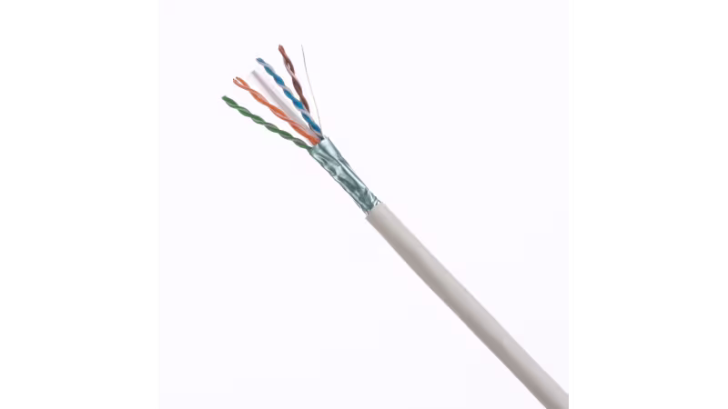 PFR6X04BU-CG Copper Cable, Cat 6A, 4-Pair, 23 AWG, F/UTP, CMR, Blue, 1000ft/305m reel