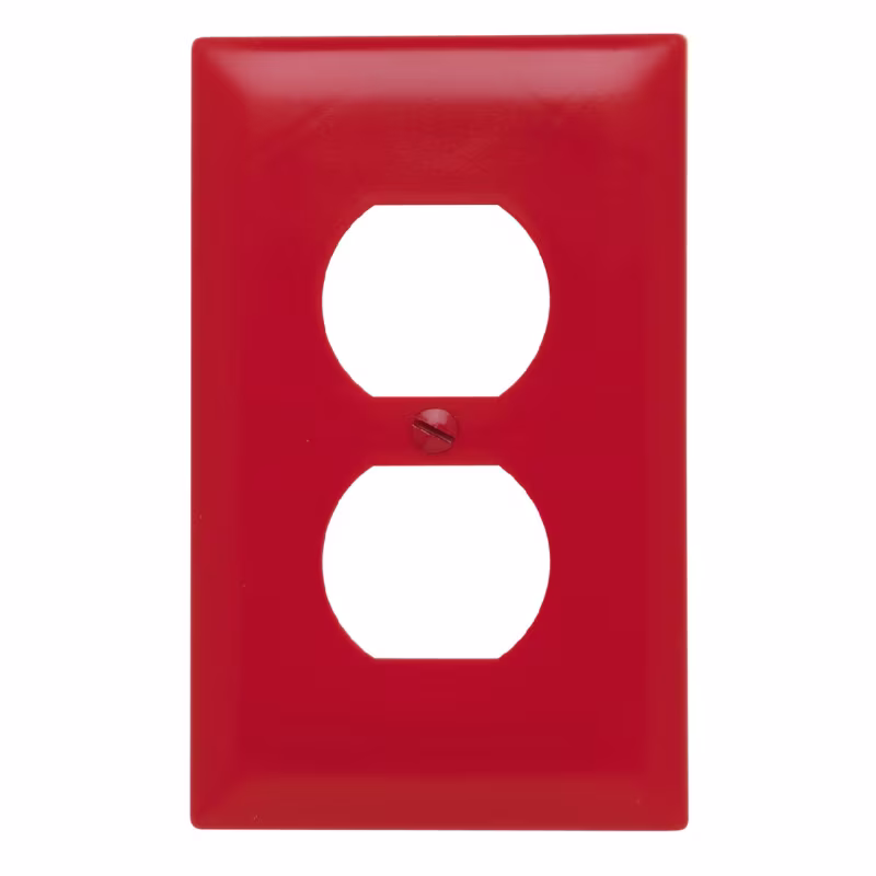 LG-TP8-RED PLACA PARA TOMACORRIENTE  DOBLE ROJA PASS&SEYMOUR LEGRAND