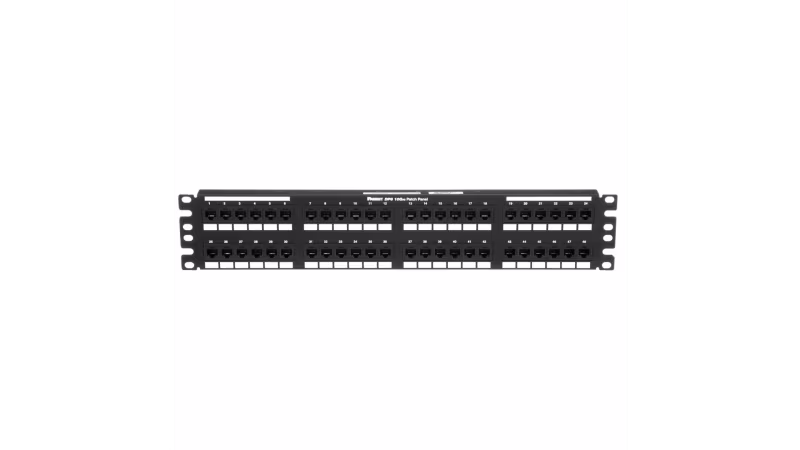 DP486X88TGY PATCH PANEL 48 PTS CAT 6A PLANO 2RU