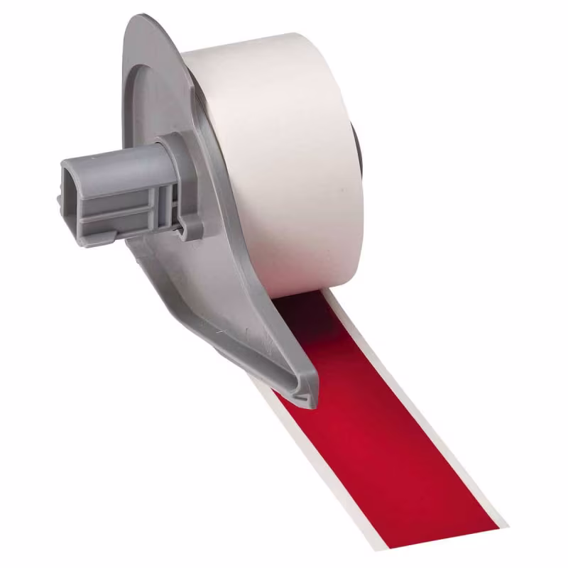 M71C-1000-595-RD ETIQUETA CONTINUA VINIL 1inW x 50ftL IN/OUTDOOR ROJA BRADY