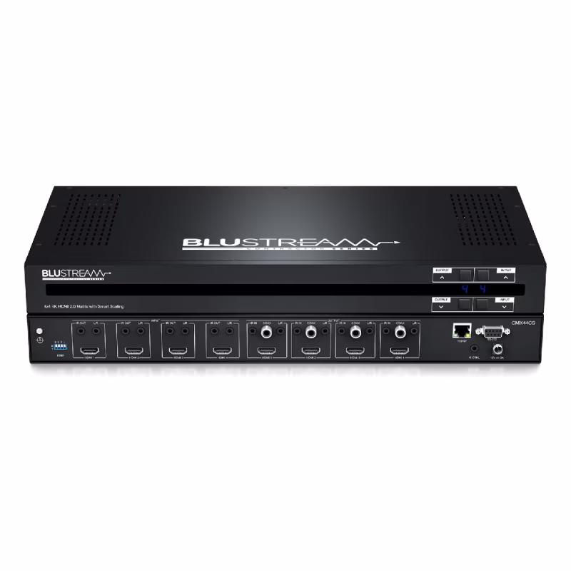 Matriz HDMI 2.0 4x4 4K 18Gbps | Audio Breakout EDID | BLS-CMX44CS