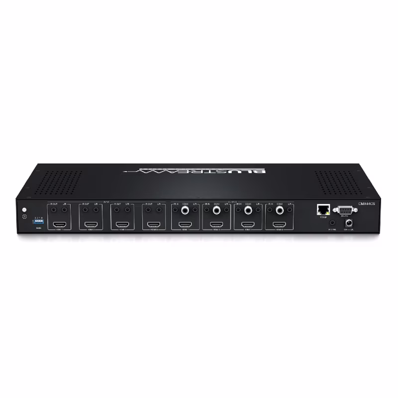 Matriz HDMI 2.0 4x4 4K 18Gbps | Audio Breakout EDID | BLS-CMX44CS
